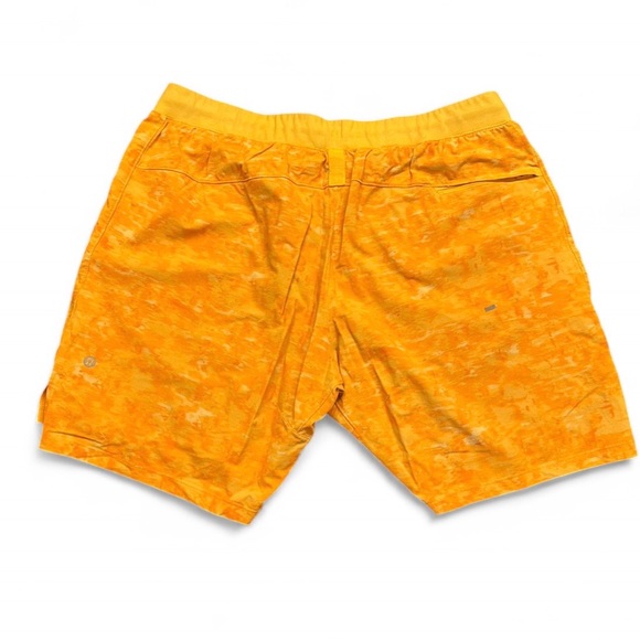 Lululemon License to Train Short 7" Linerless *LL Orange EMRM XL - Picture 2 of 3